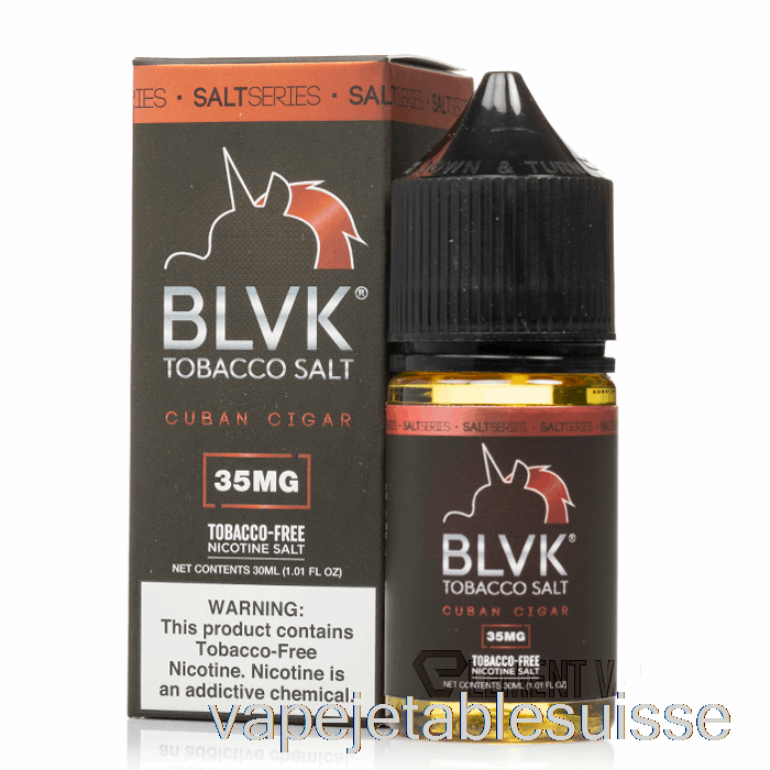 Vape Suisse Sel De Cigare Cubain - Blvk - 30ml 35mg